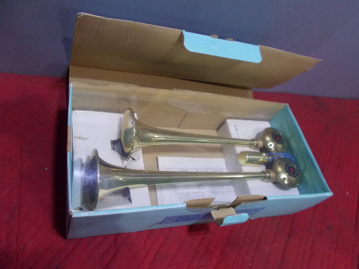 新作入荷，SALE BL472-24 NIKKEN バトルロングヤンキー 真鍮 24V アートトラック エアホーン 大音量 デコトラ(ホーン（24V専用）)｜売買されたオークション情報、yahooの商品情報をアーカイブ公開 - オークファン ホーン（24V専用）