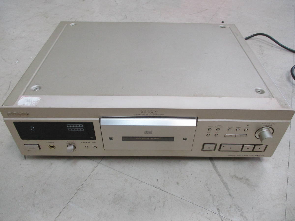 新品，最新作 L38 SONY CDP-XA30ES ソニー CDプレーヤー スタビライザー付き 5/9 13(ソニー)｜売買されたオークション情報、yahooの商品情報をアーカイブ公開 - オークファン ソニー