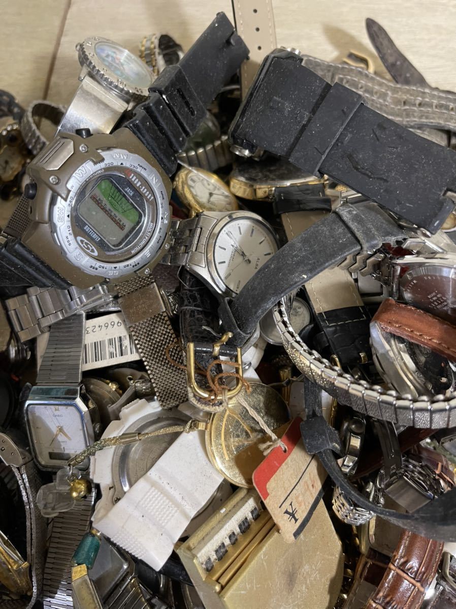 腕時計 クォーツ 大量 CITIZEN SEIKO CASIO 他 約3kg 動作未確認 SEIKO