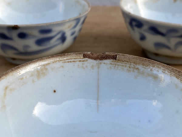 工芸品 【GTS】中国明・古染付人物文碗15～16世紀