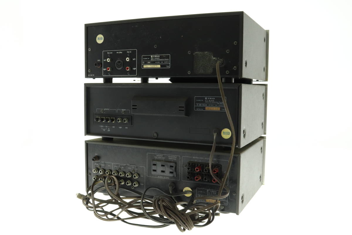 オーディオ機器 大量まとめ売り　43点 VMPD4-44-10 TRIO トリオ カセットデッキ チューナー アンプ KX-4000