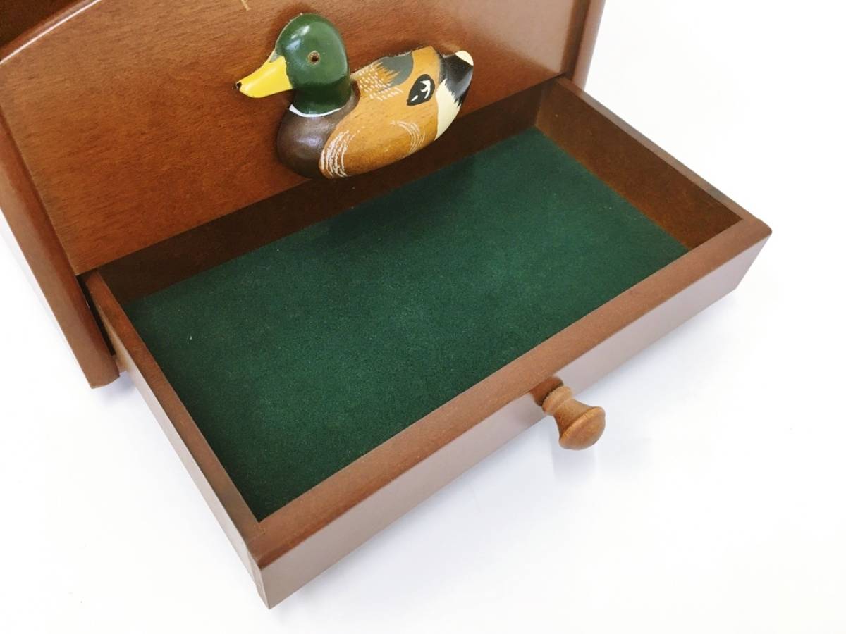 フォーチュネイトデコイ 小物入れ 収納箱 FORTUNATE DECOY 鴨 木製