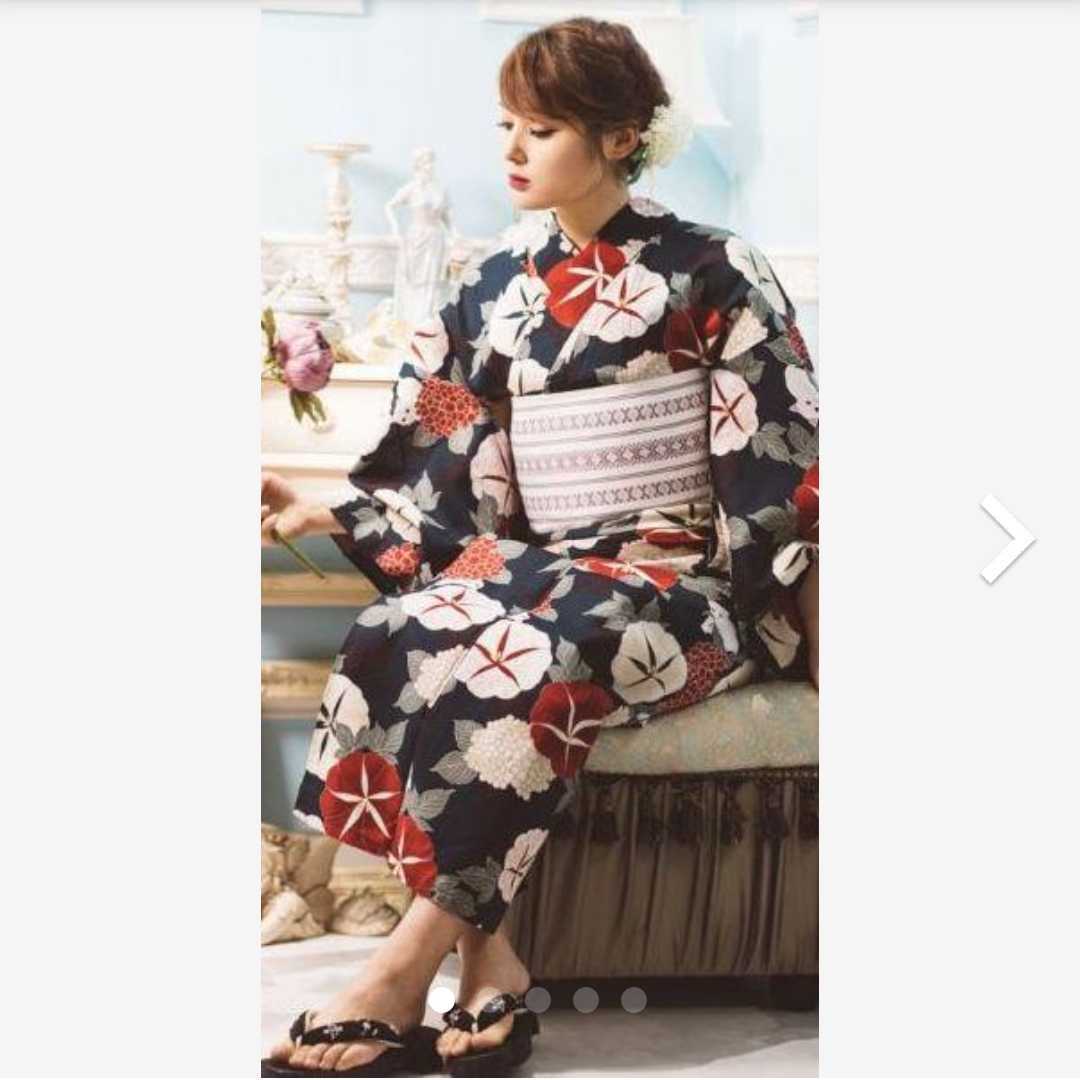 ◇大人浴衣◇夏青蒼糸菊花火のうるわし浴衣◇粋な江戸柄◇新品未使用