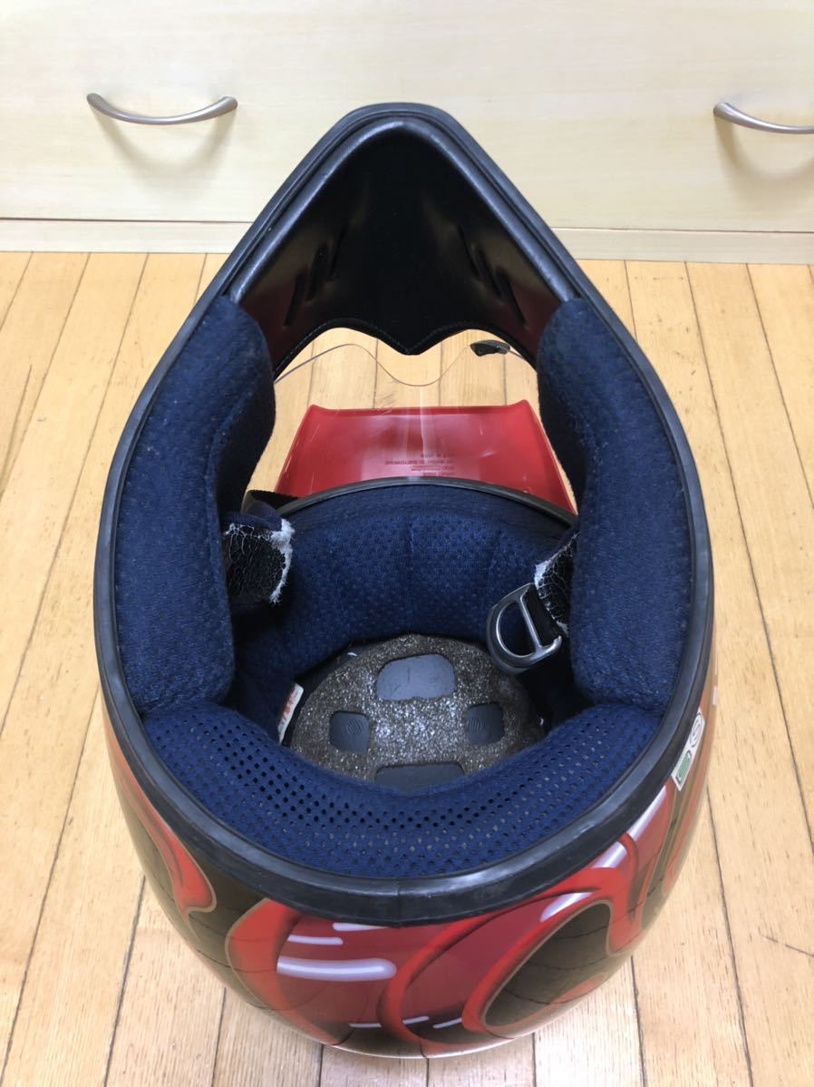 SHOEI FX-HORNET （ Lサイズ ）ヘルメット 中古現状品 SHOEI FX 希少 Shoei 黒 Shoeiバイク用