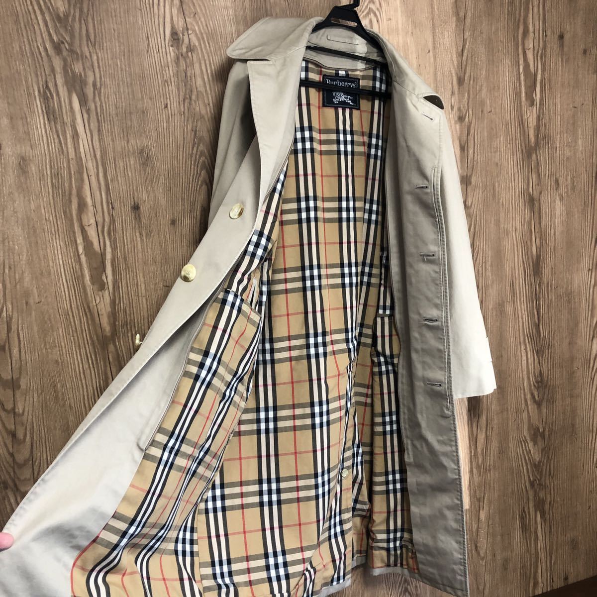 Burberrys バーバリー ステンカラー コート ノバチェック ライナー付