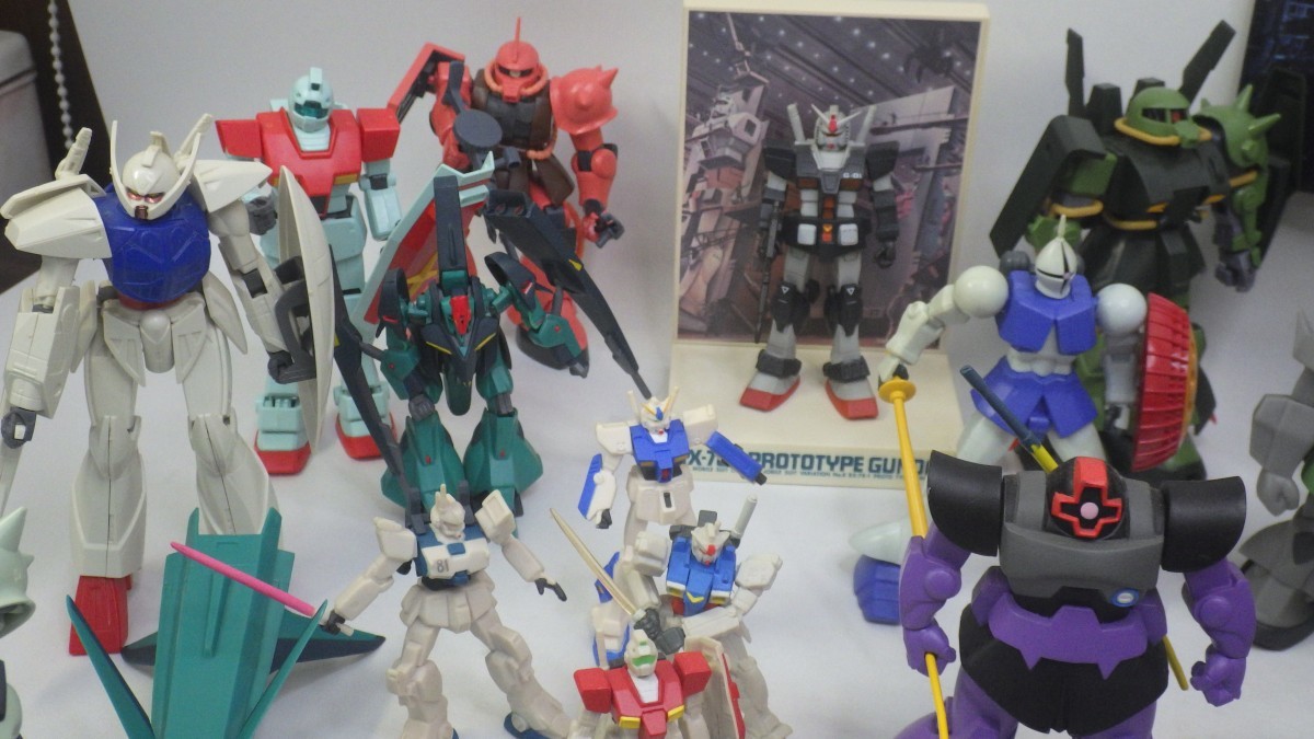 ジャンク 機動戦士ガンダムフィギュア プラモデル まとめて70体 