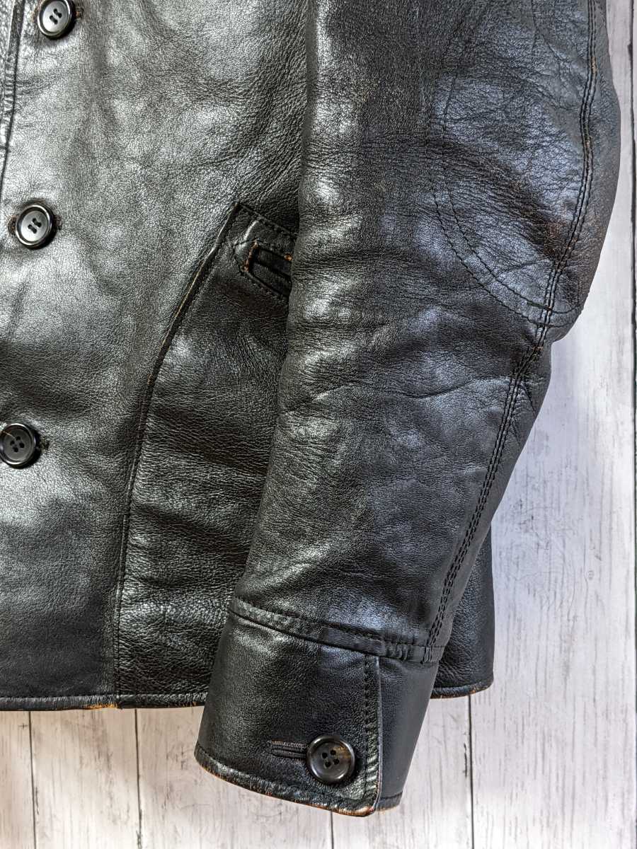 フィグベル メイカーズ PHIGVEL MAKERS ホースハイド カーコート 黒 茶