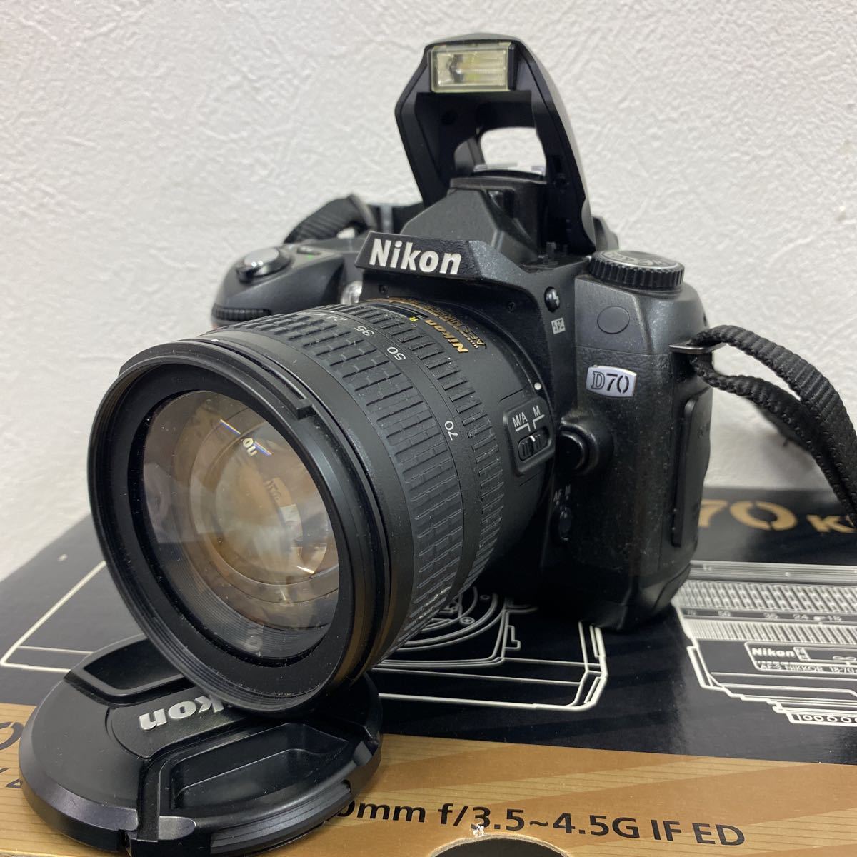 Nikon AF-S DX 18-70mm com ED Zoom NIKKOR : Camera Digital D70 Kit