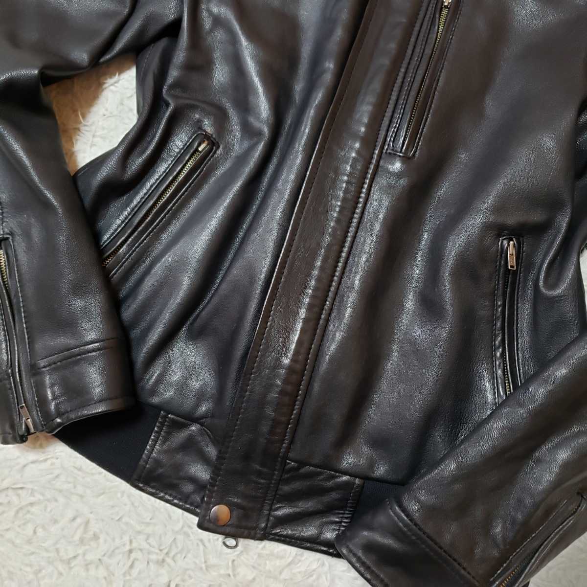 UNITEDARROWS【激シブ上質なラムレザー】ユナイテッドアローズ M 