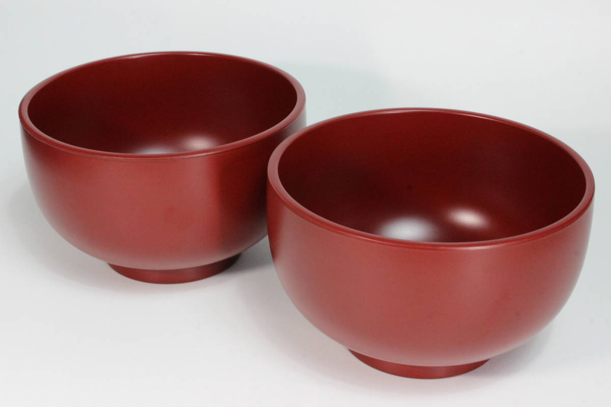 漆器未使用❃浄法寺塗 御汁椀❃5個セット！木箱ふたワケあり！｜工芸品