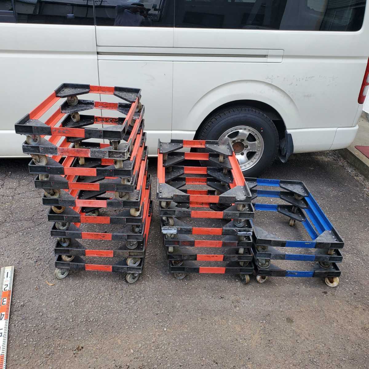 直接取引可】 KAWAJUN カワジュン ストックカート ST420 6輪台車 