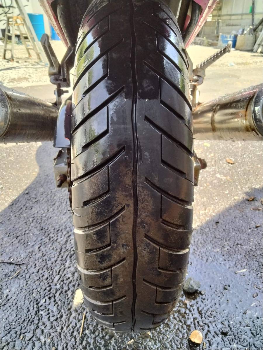現状車　完全部品取り　レストア　輸出に　カワサキ　ZZR250　書なしエンジン未確認　書ありフレーム付き　　東京都　 カワサキ ZZR250 部品取り ゼルビス ルネッサ B1301017