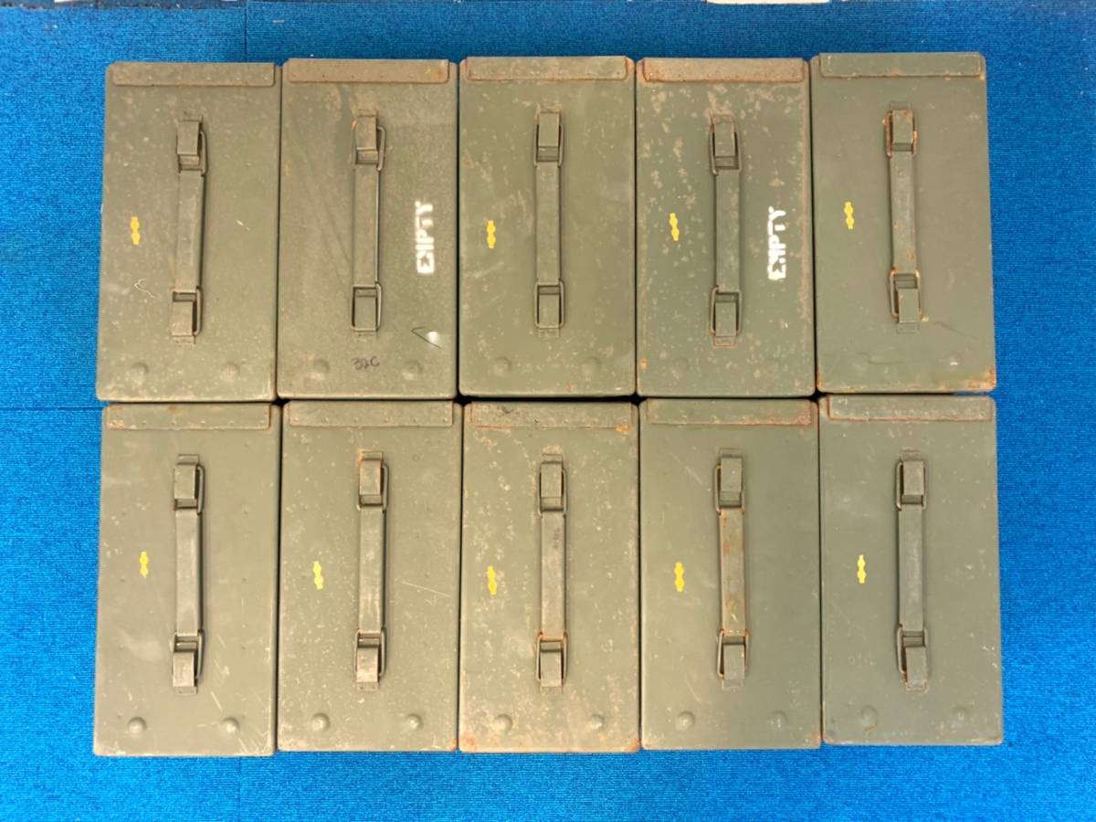 米軍放出品ミリタリー アンモボックス 10個 アンモ缶 アーモ缶 工具