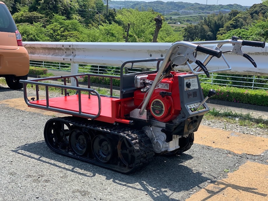 ◇SHIKOKU 四国XL250 手動ダンプ運搬車 クローラ運搬車 3.1PS・運搬車