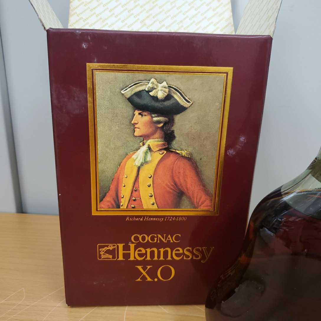 未開栓 保管品 古酒 ヘネシー Hennessy ヘネシー XO グリーンボトル 金