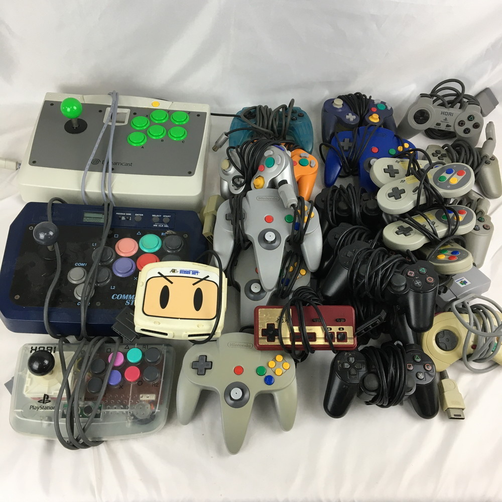 ジャンク品】 □1円スタート□ レトロゲームコントローラー など
