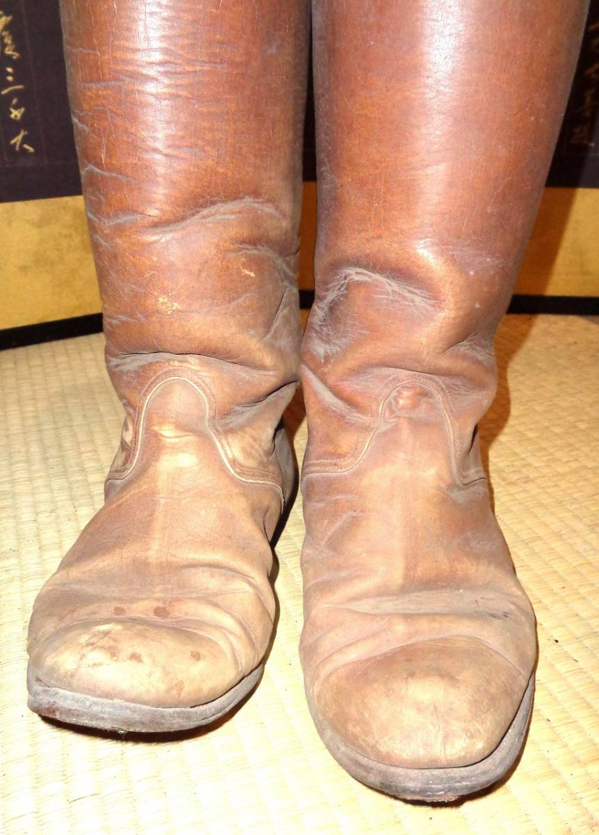 古い革のブーツ 軍靴 乗馬靴 騎兵隊 その他 売買されたオークション情報 Yahooの商品情報をアーカイブ公開 オークファン Aucfan Com