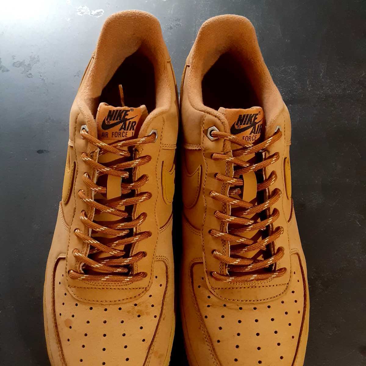 即決送料無料 28.5cm NIKE AIR FORCE 1 07 LOW WB FLAX WHEAT