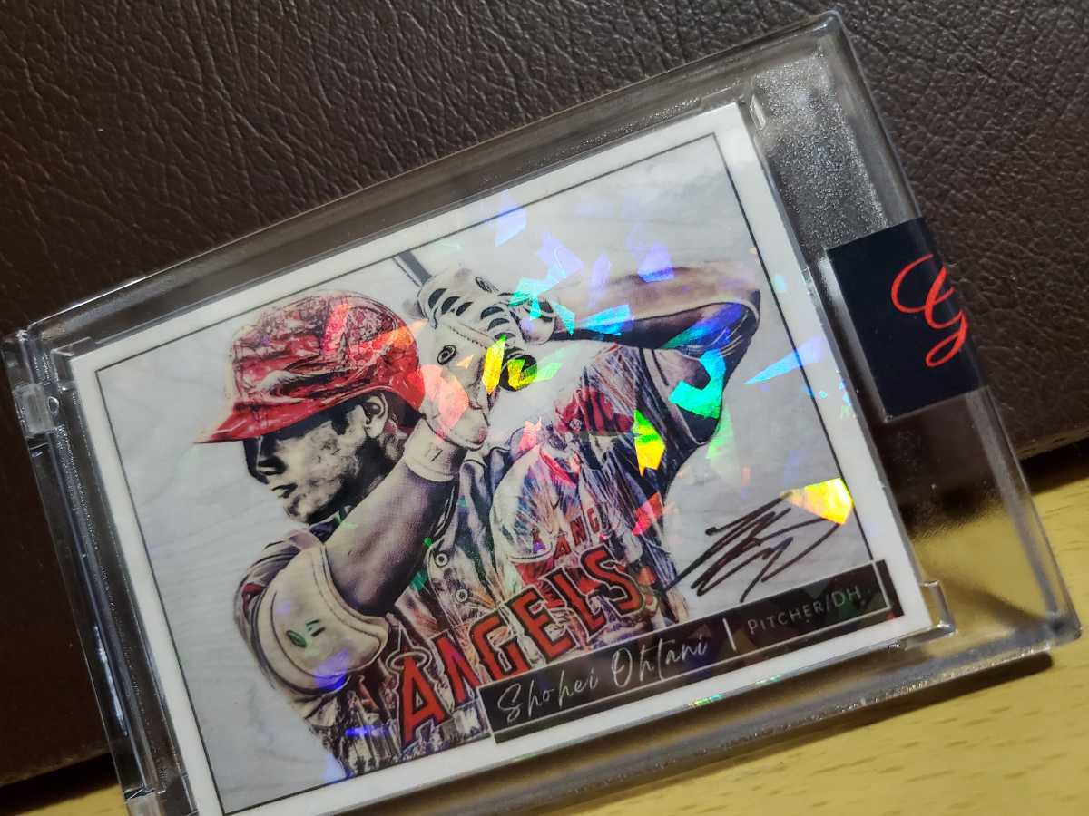 大谷翔平 アートカード 1of1 (世界に一枚) ファイターズ時の希少作品