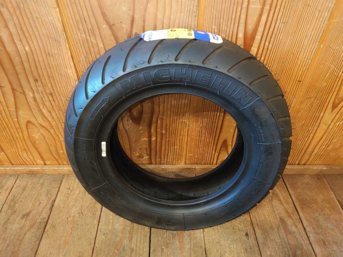 未使用 ミシュラン S1 130/70-10 62J フロント リア チューブレス