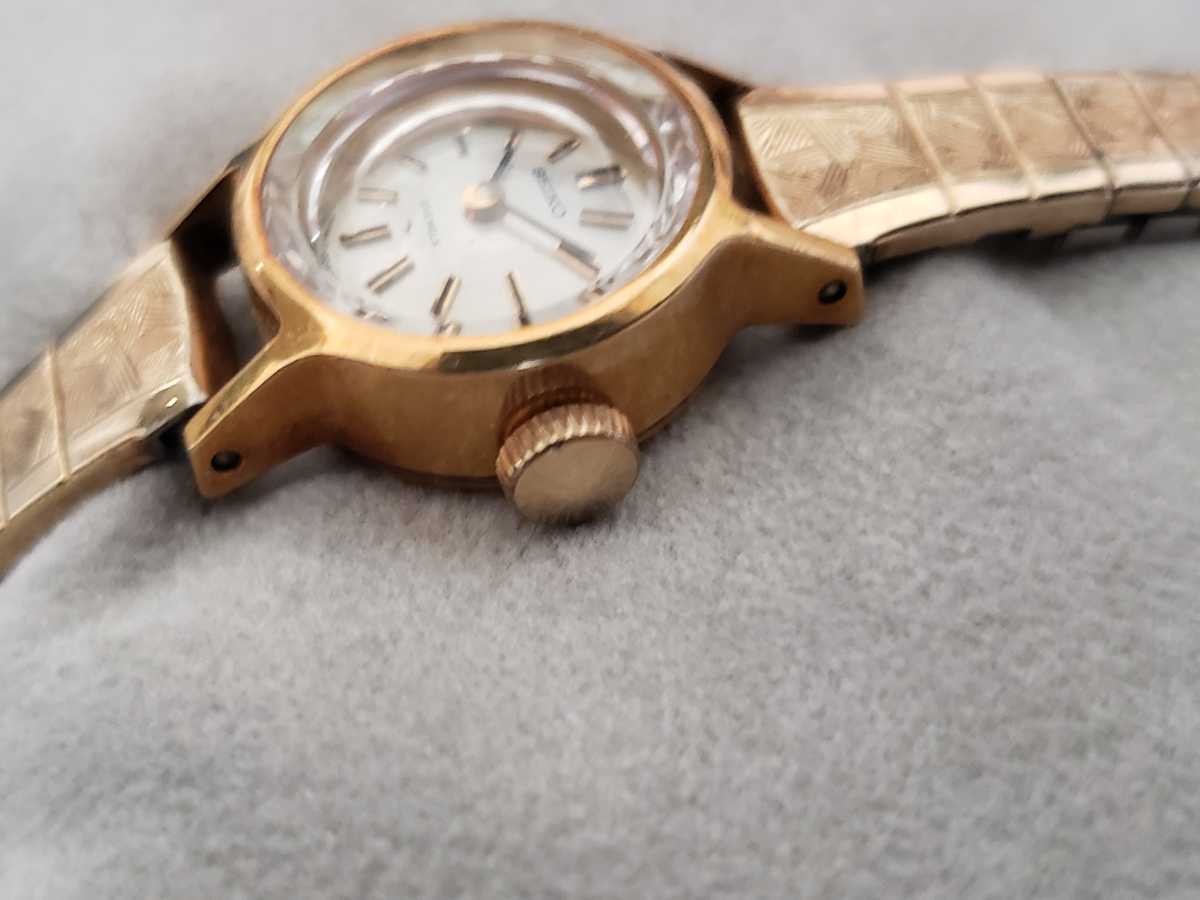 SEIKO 20JEWELS JAPAN17-00405 セイコー レディース アンティーク 18K