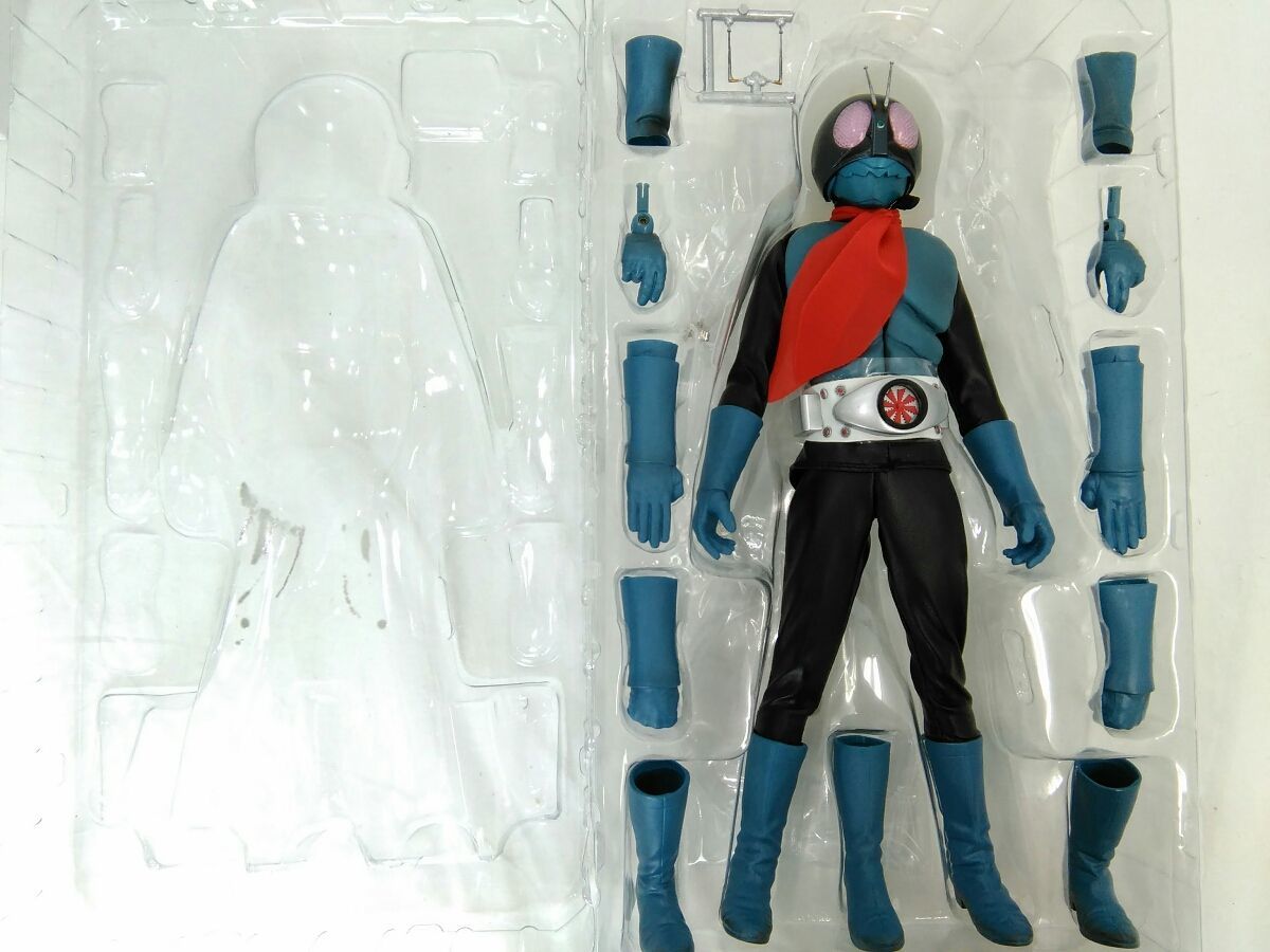 美品 DX 仮面ライダー旧1号Ver.3.5＆サイクロン号 リアルアクション 