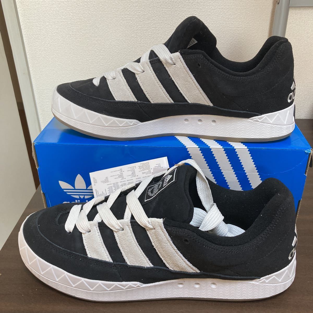 adidas ADIMATIC BLACK US12.5 30.5cm 極美中古 アディダス アディ 