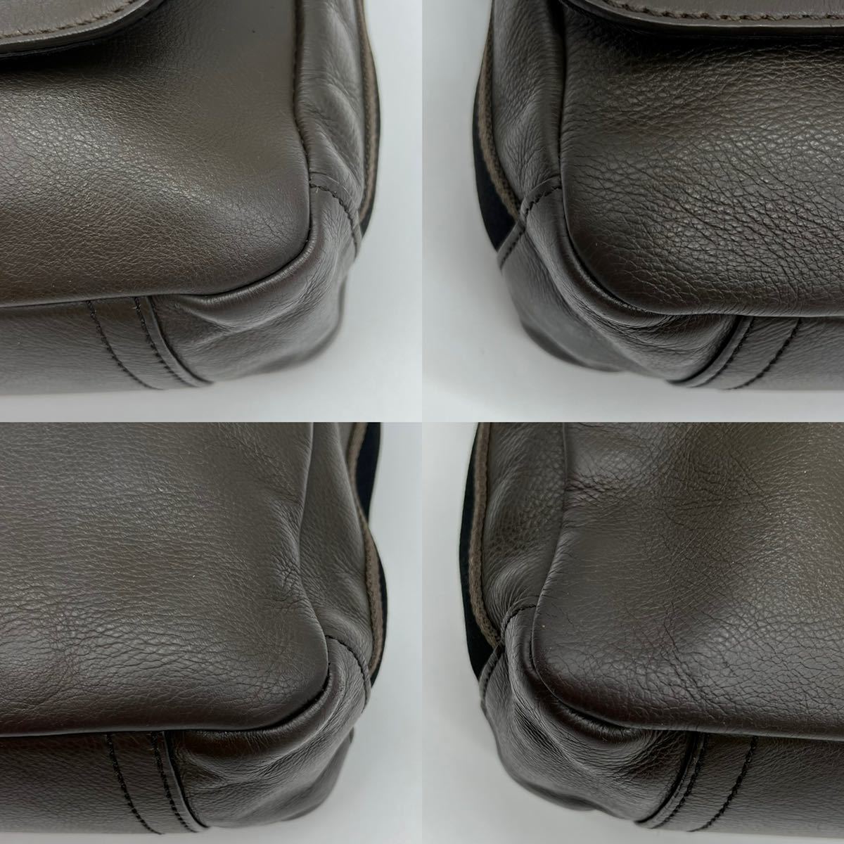 極美品】COACH コーチ ヘリテージ 本革 レザー メッセンジャー