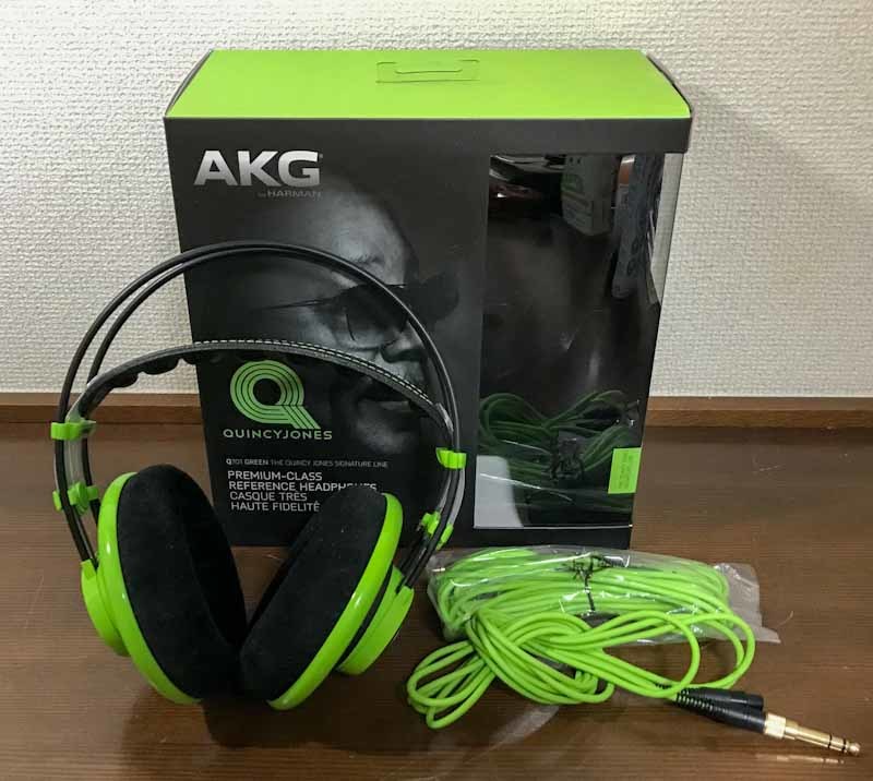 美品 Q701 ✨廃盤✨ AKG Q701 WHT ヘッドフォン 白 高音質 ハイレゾ