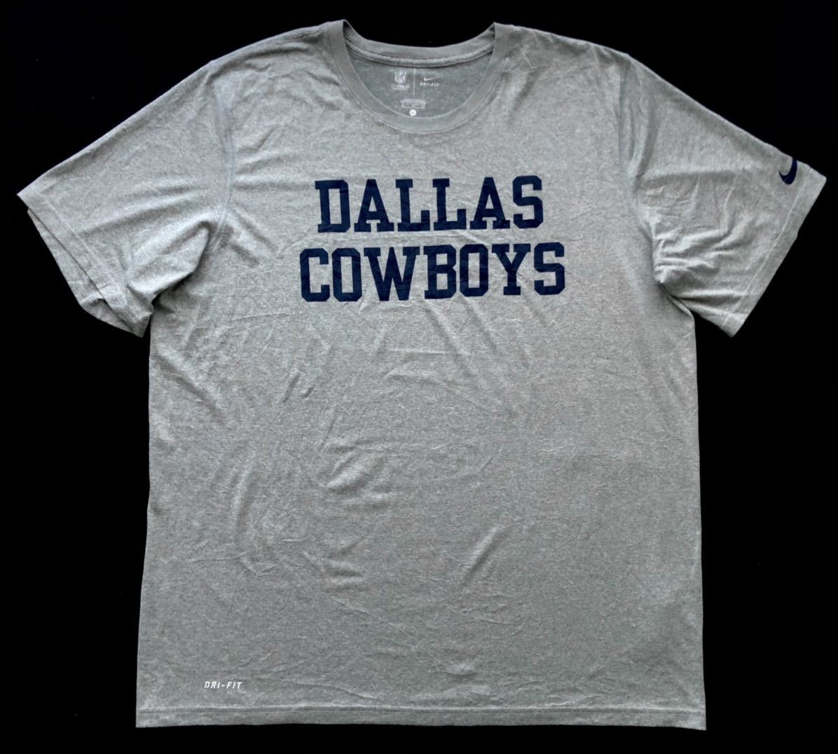 美品 大きいサイズ ナイキ ダラス・カウボーイズ アメフト Tシャツ　　ビッグシルエット NIKE DRI-FIT NFL ONFIELD APPAREL COWBOYS 玉5497