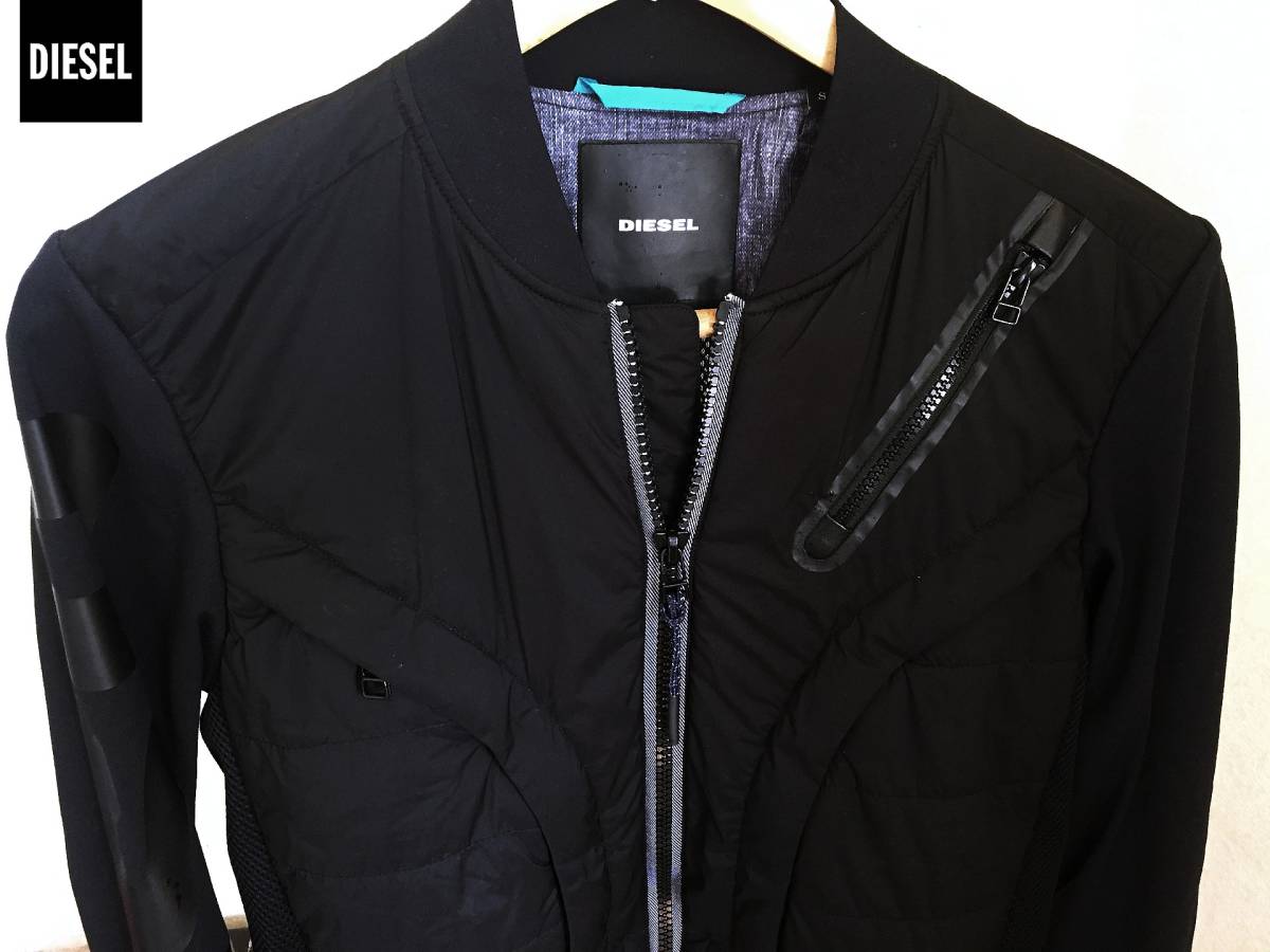 ○最高級 DIESEL ディーゼル かっこいい メッシュ ボンバージャケット 