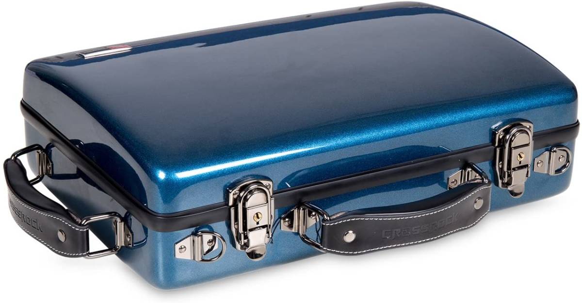 楽器○クロスロック クラリネット ダブルケース ブルー☆新品 送料無料
