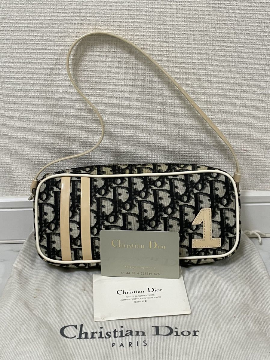 美品・希少】 クリスチャンディオール チェーンポーチ トロッター