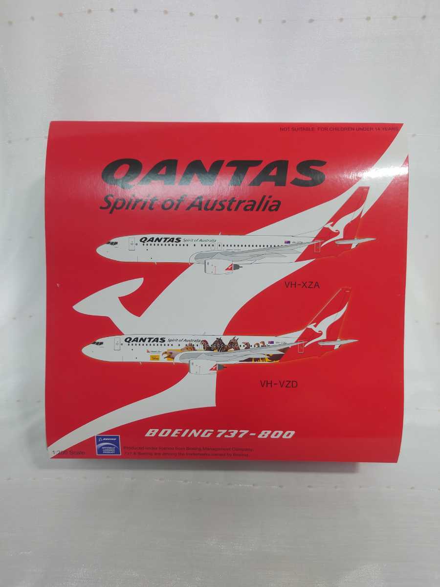 【人気SALE，安い】 ブルーボックス 1/200 カンタスオーストラリア航空 ボーイング737-800 特別塗装 VH-VZD 開封済み 箱傷み有り(民間航空機)｜売買されたオークション情報、yahooの商品情報をアーカイブ公開 - オー 民間航空機