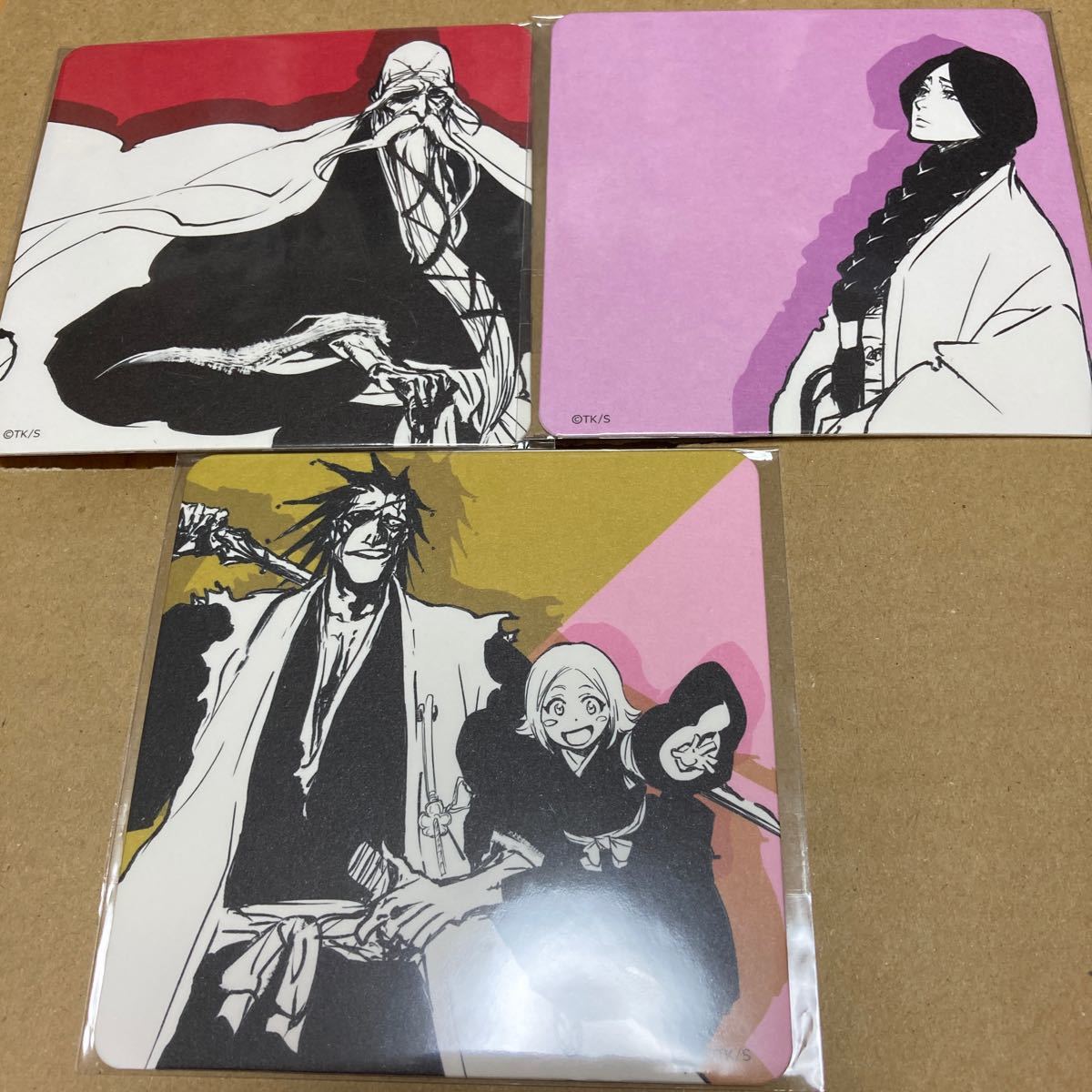 Bleach ブリーチ 原画展 コースター 剣八 やちる 山本元柳斎重國 山爺 卯ノ花烈 コミック アニメグッズ 売買されたオークション情報 Yahooの商品情報をアーカイブ公開 オークファン Aucfan Com