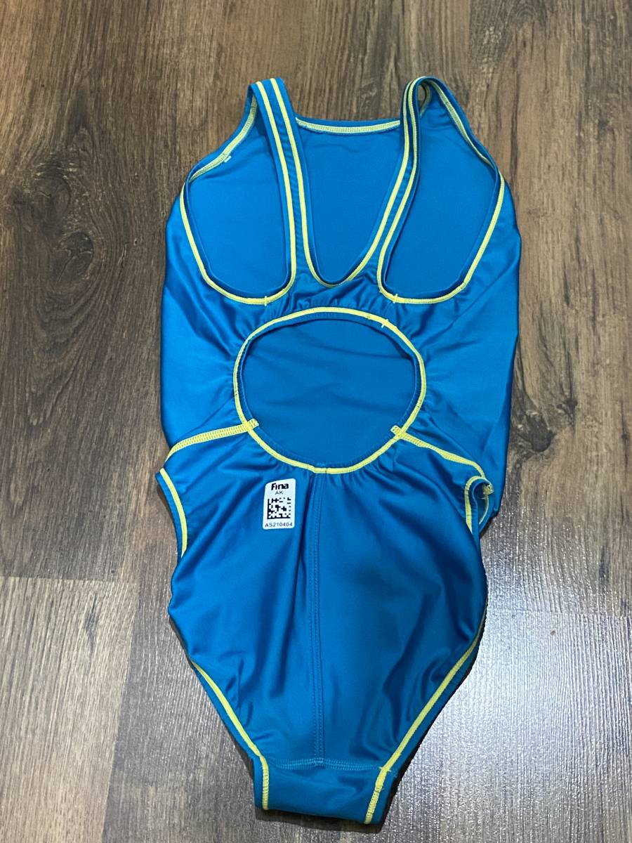 アシックス競泳水着 スパーテクス ASL101 ターコイズ Sサイズ 中古美品