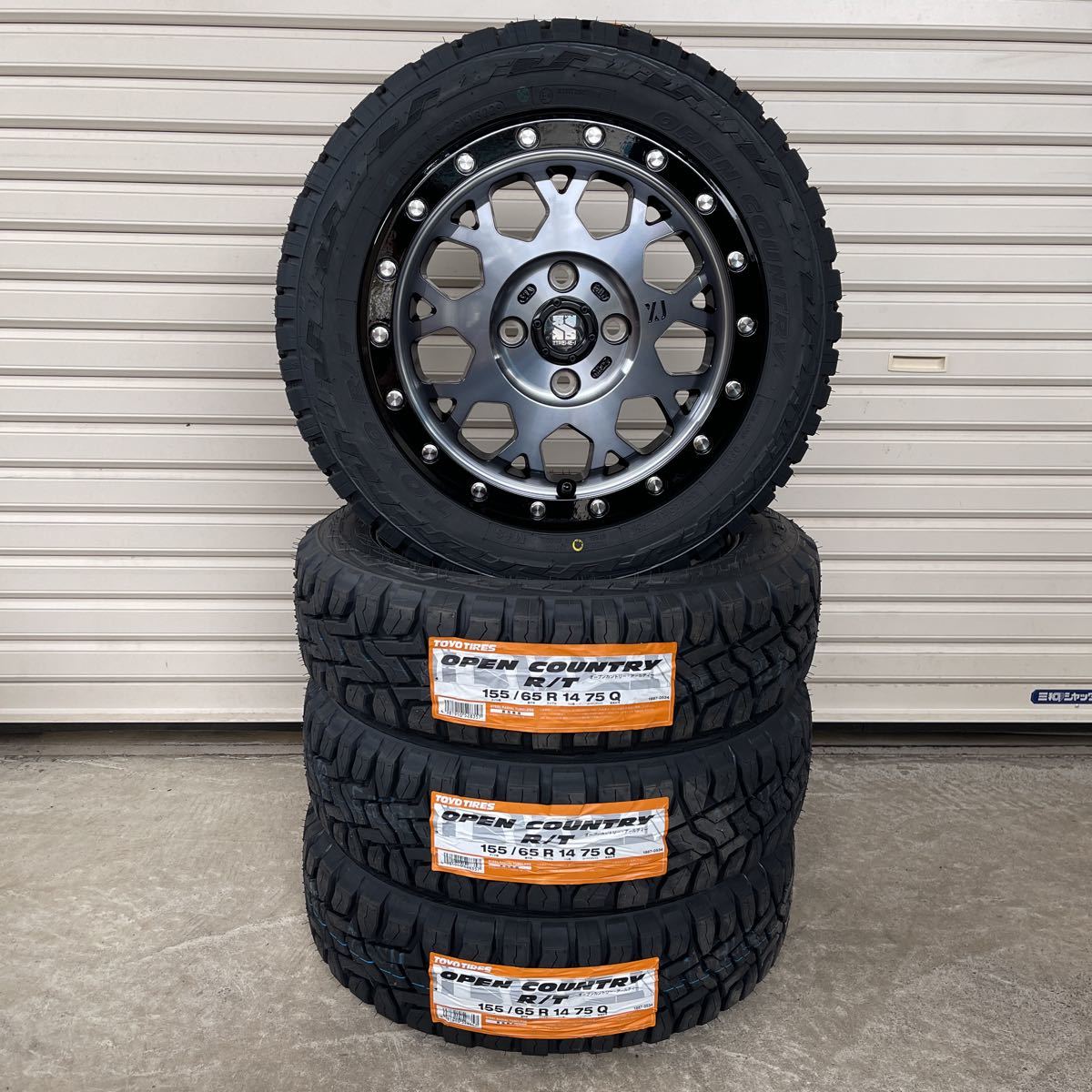 XTREME-J XJ04 TOYOオープンカントリーRT 155/65R14 エブリィアクティ 