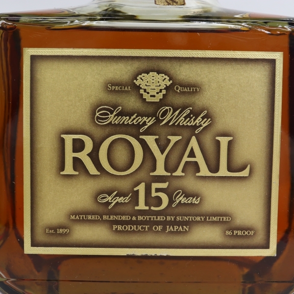 SUNTORY（サントリー）ローヤル 15年 ゴールドラベル 43％ 750ml