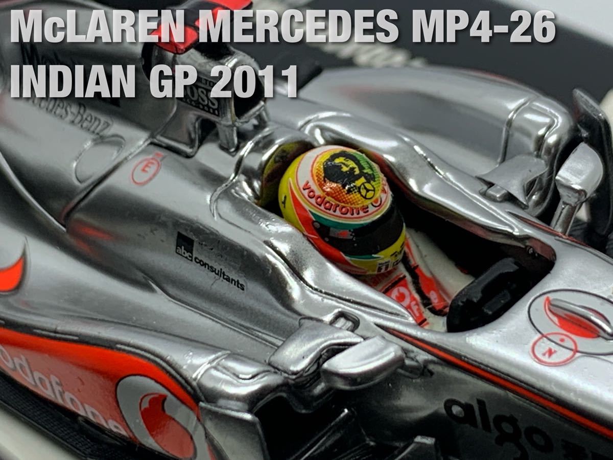 新作登場，本物保証 PMA 1/43 ミニチャンプス マクラーレン メルセデス MP4-26 L.ハミルトン INDIAN GP 2011(レーシングカー)｜売買されたオークション情報、yahooの商品情報をアーカイブ公開 - オークファン レーシングカー