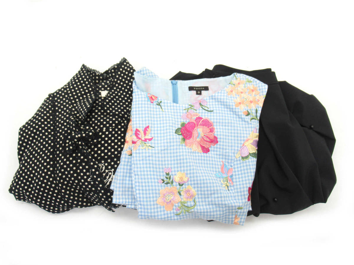 1円 美品有 ルネ トッカ ピンクハウス スカート ワンピース セット  