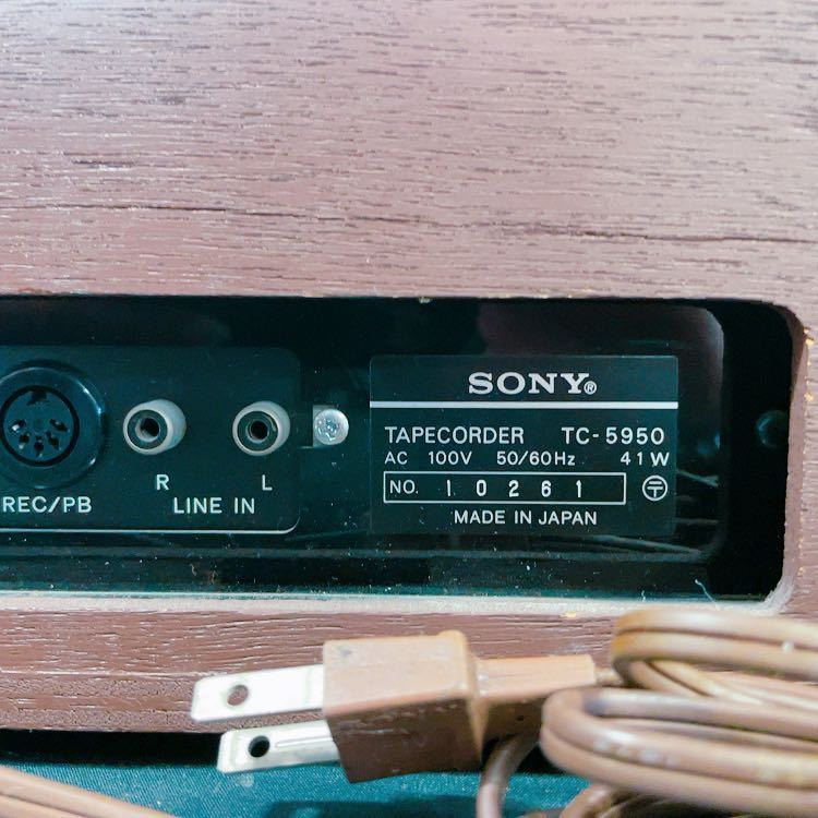 5D59 SONY TAPECODER ソニー オープンリールテープレコーダー TC-5950 通電動作未確認 オープンリールデッキ SONY Tapecorder ヴィンテージ ソニーグループポータル | タイムカプセル