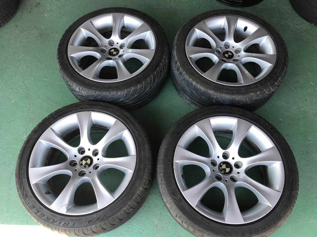 ☆BMW 純正 アルミホイール E60 BBS製 5H120 前 8J IS30 245/40R18 後 