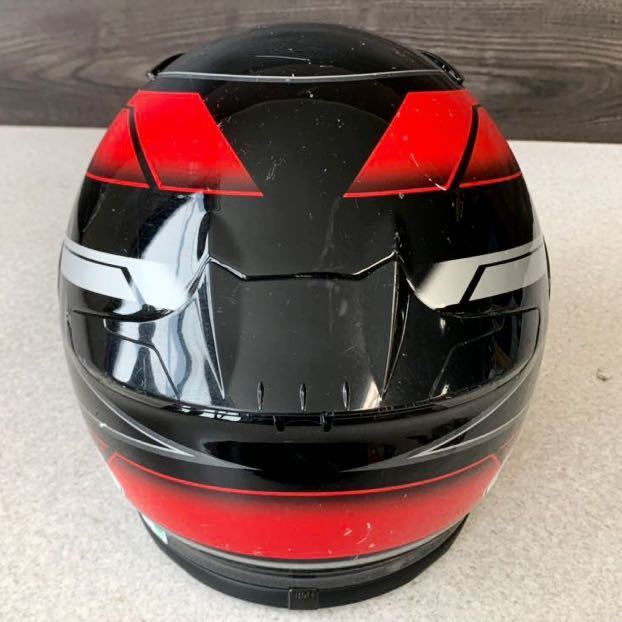1円 SHOEI ショウエイ Z-7 フルフェイス ヘルメット Lサイズ 59cm 赤 