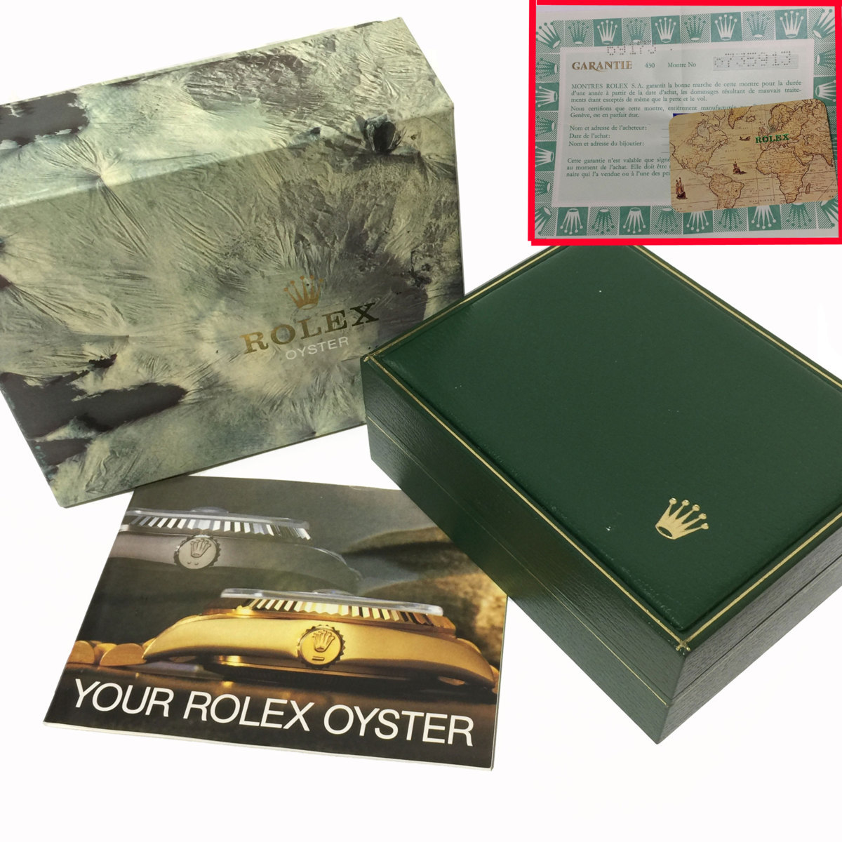 ROLEX ロレックス オイスター OYSTER 空箱 チ*認様 O59○空箱 68.00.02