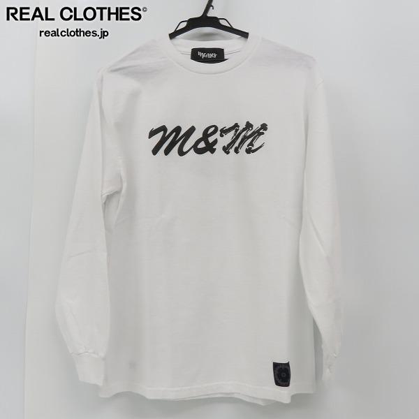 ☆MASSES×M&M/マシス×エム＆エム T-SHIRT L/S ロゴプリント Tシャツ