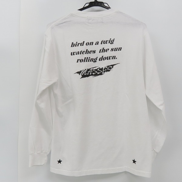 ☆MASSES×M&M/マシス×エム＆エム T-SHIRT L/S ロゴプリント Tシャツ