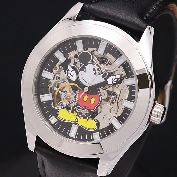 1円 稼働 良品 ディズニー ミッキー スケルトン文字盤 At 自動巻 メンズ腕時計 A 3針 時 分 秒 売買されたオークション情報 Yahooの商品情報をアーカイブ公開 オークファン Aucfan Com
