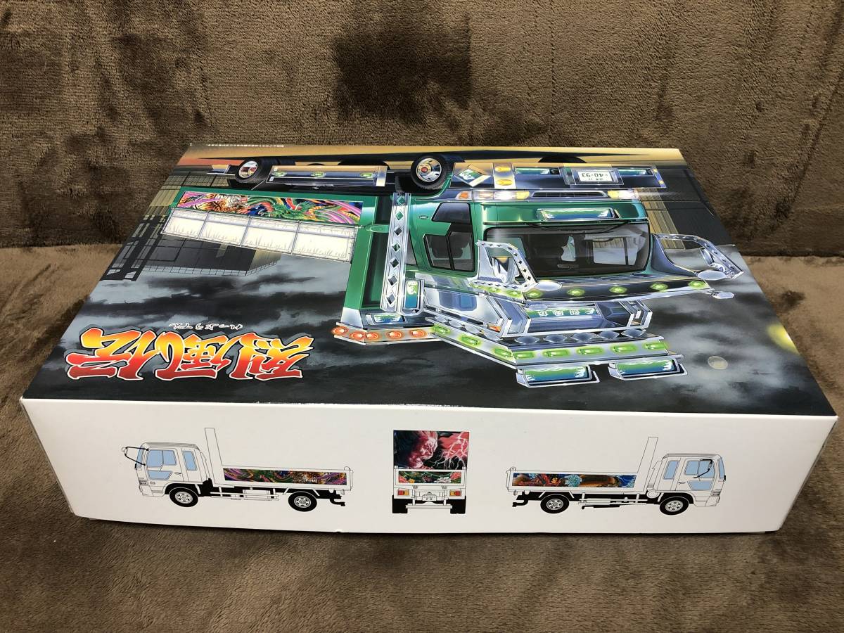 当時物！在庫品・アオシマ・1/32 デコトラ・烈風伝・未開封品・絶版品 