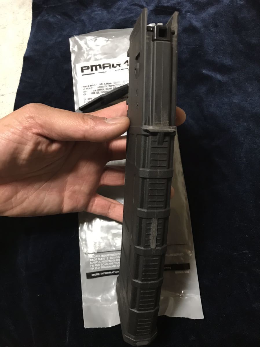 個人制作 magpul マグプル PMAG 300BLK 実物外装 マルイ 次世代