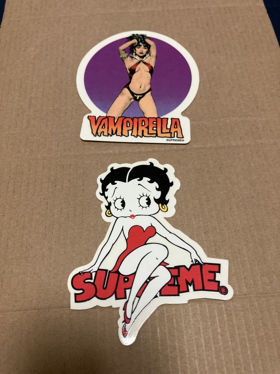 Supreme ステッカー 2枚セット Vampirella Betty Boop シュプリーム ベティブープ その他 売買されたオークション情報 Yahooの商品情報をアーカイブ公開 オークファン Aucfan Com
